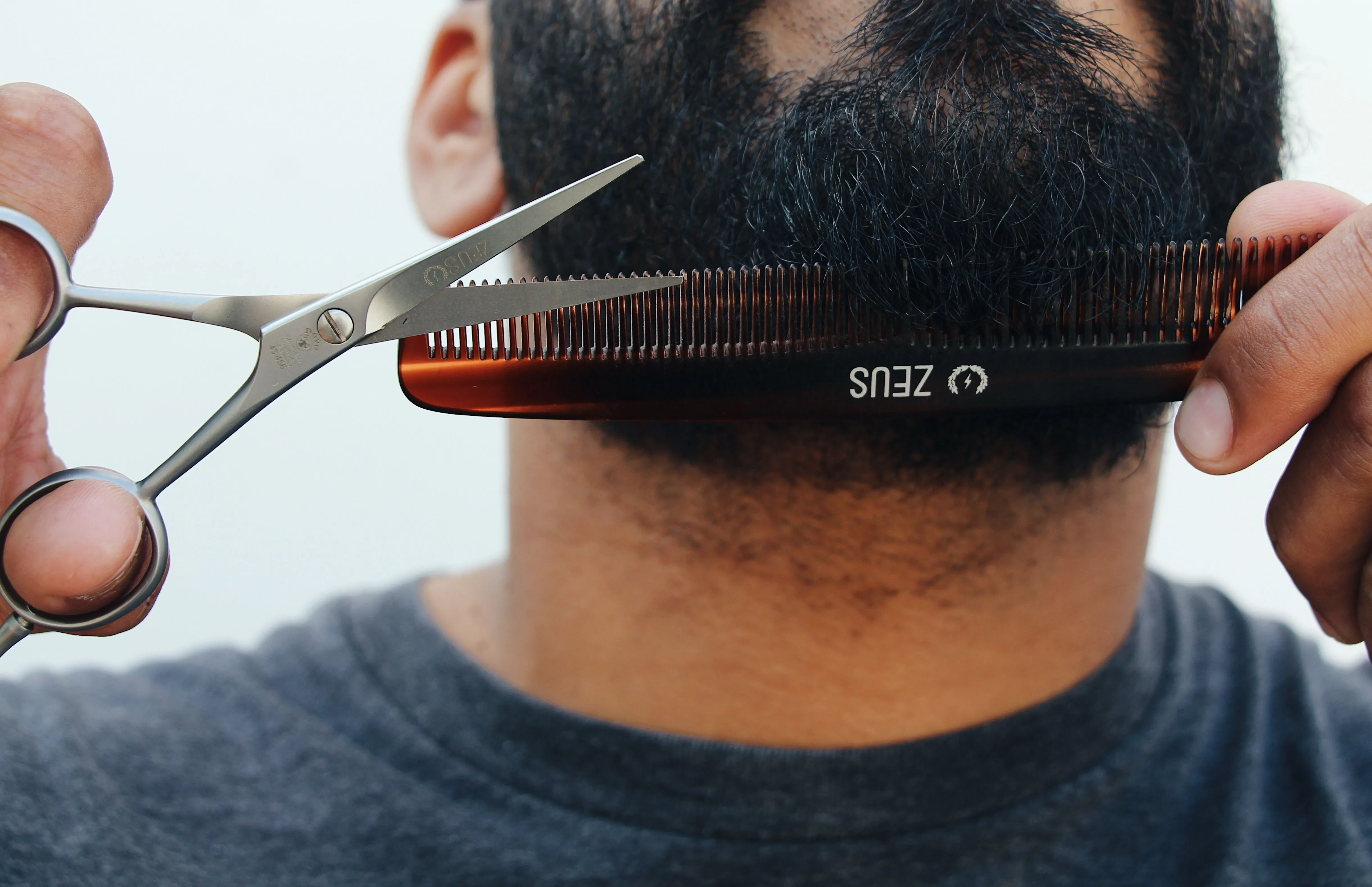 Beard Trimmer and Scissors