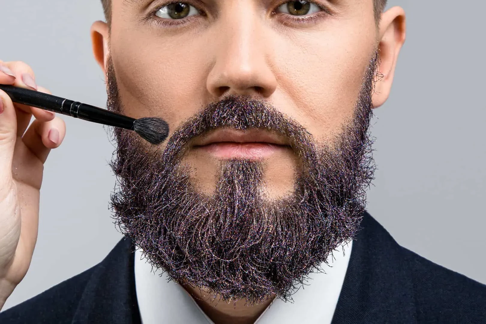 man dyeing beard 2024