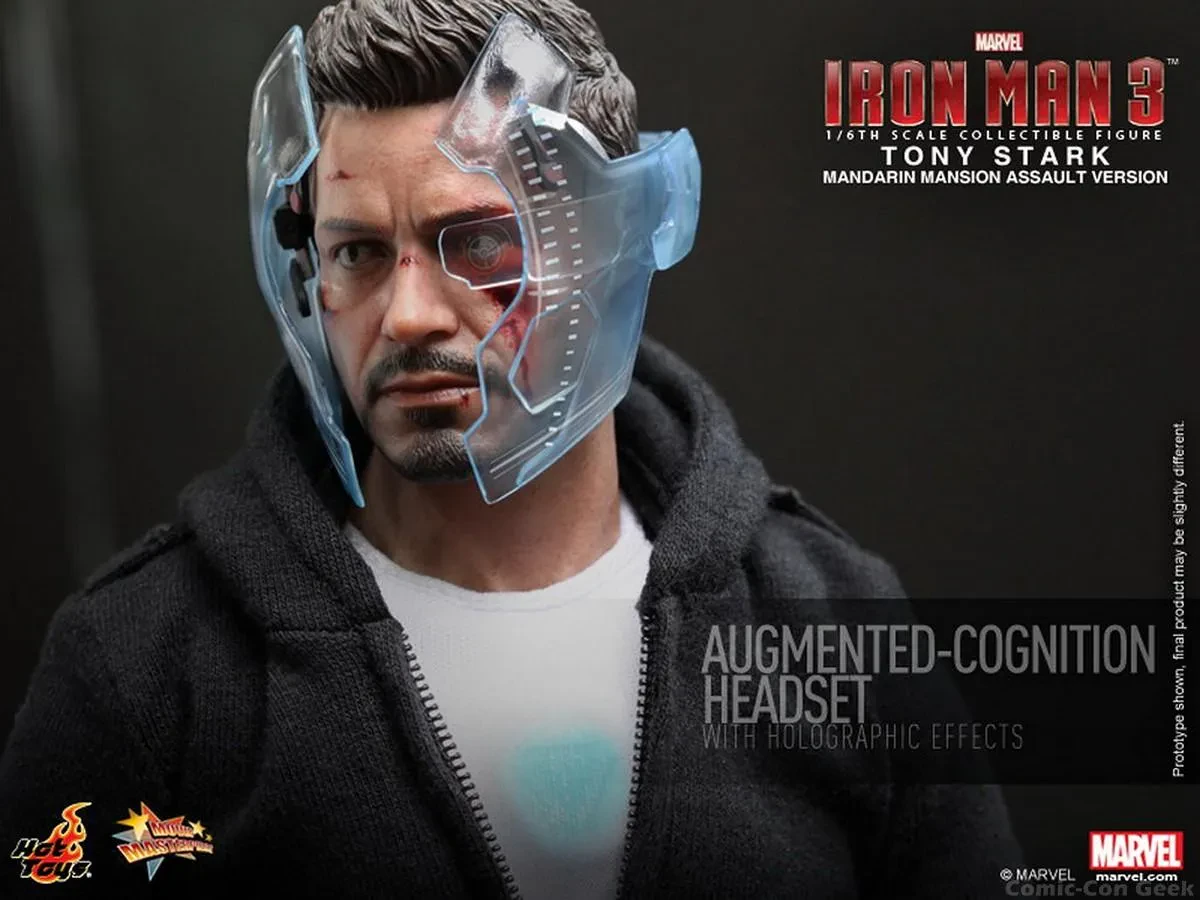 Tony Stark Iron Man 3 Beard