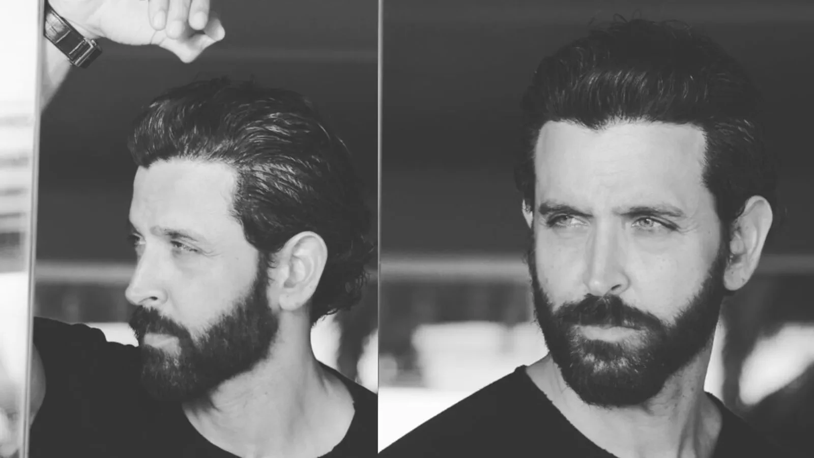 Hrithik Roshan sculpted beard 2024