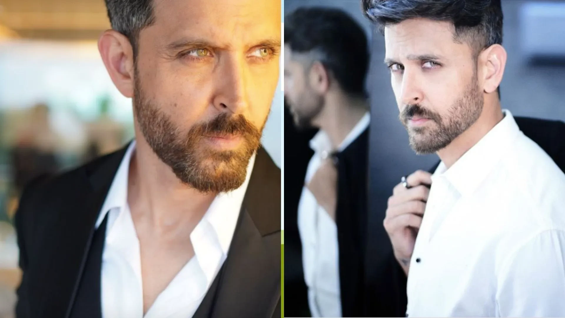 Hrithik Roshan short beard 2024