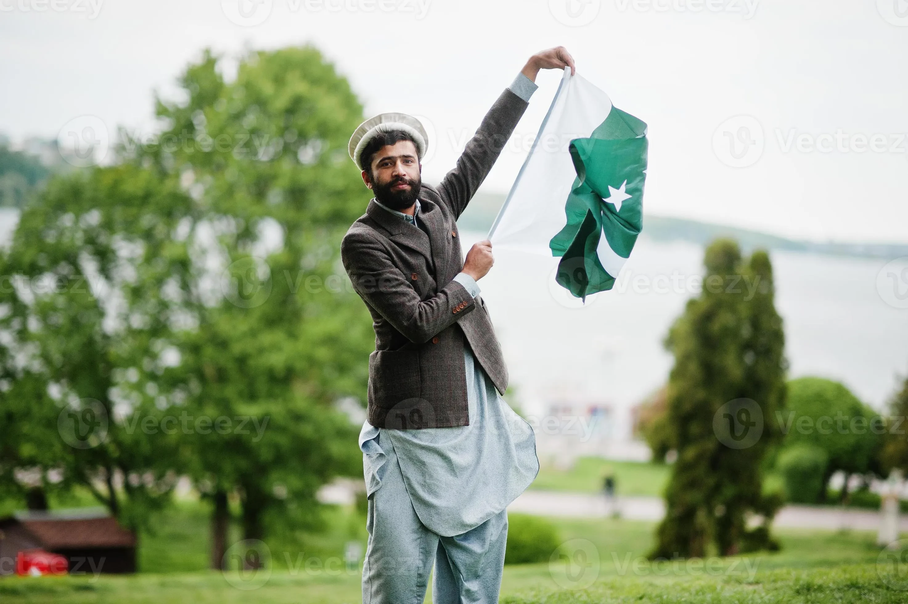 Full beard Pakistani man