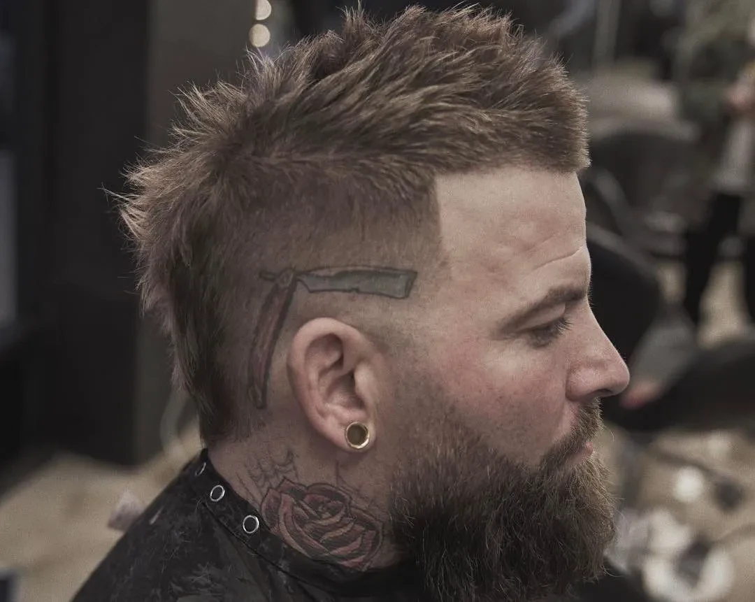 Mohawk beard short