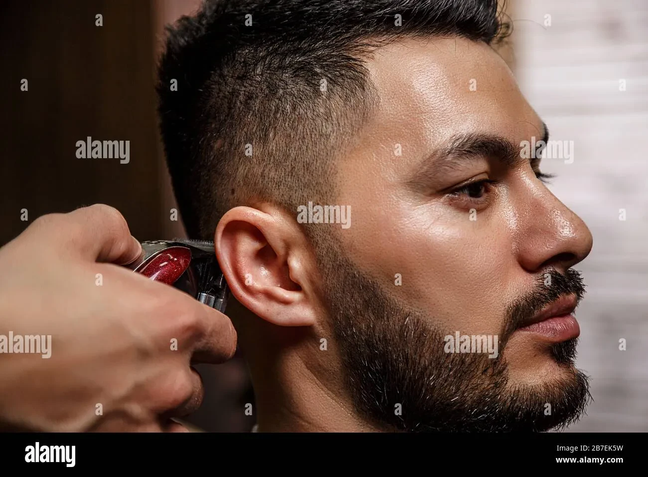 Modern Indian undercut hairstyle 2024