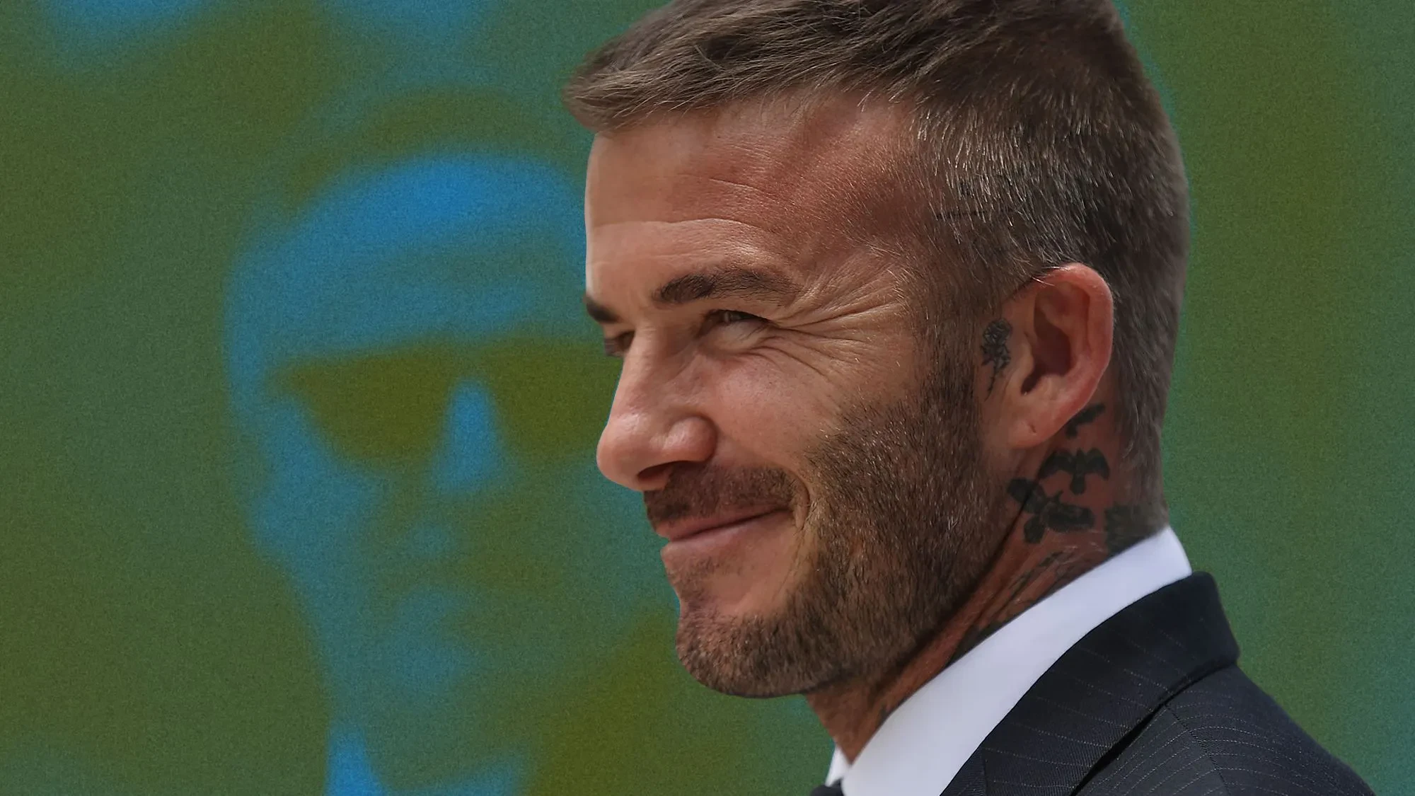 david beckham short beard 2024
