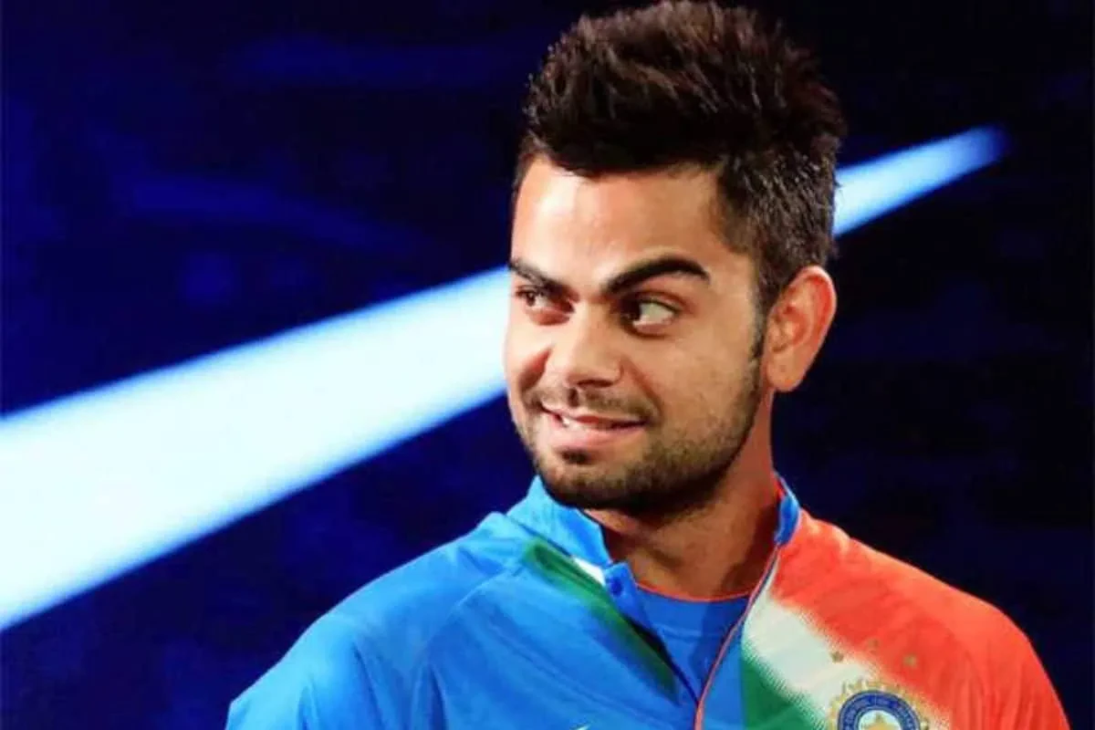 Virat Kohli short stubble 2024
