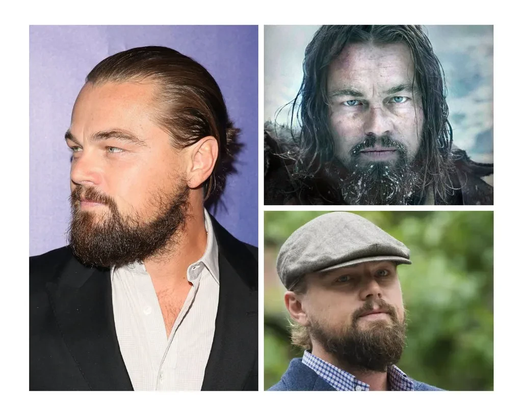 Leo DiCaprio medium beard 2024